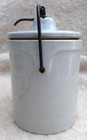 WESTERN STONEWARE CO MONMOUTH ILLS. 1 PINT WIRE BAIL LOCK CROCK FRUIT JAR — photo 4