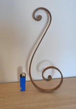 Ancienne volute en fer forgé en S (35,5 cm)