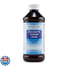 Docusate Sodium Liquid Stool Softener by GeriCare- Gentle Stimula