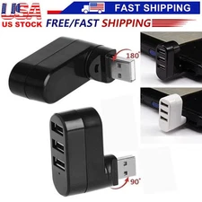 3 Port High Speed USB 3.0 Multi HUB Splitter Expansion Desktop PC Laptop Adapter