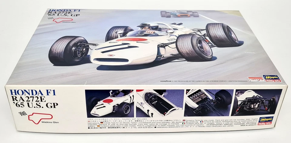 Kit de coche modelo de plástico Watkins Glen Hasagawa 1/24 Honda RA 272E F1 EE. UU. 1965  Foto 3 de 4