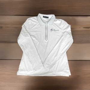 G/Fore Silky Tech Quarter Zip Polo Long Sleeve BMW Championship Women's Large