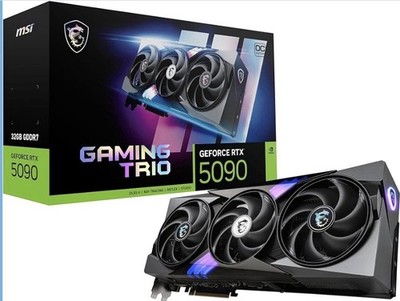 MSI GAMING TRIO NVIDIA GeForce RTX 5090 32GB GDDR7 OC Graphics Card