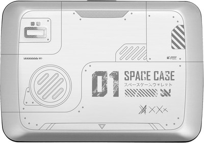 Aluminum card holder with metal lock, RFID protection against fraud and demagnet