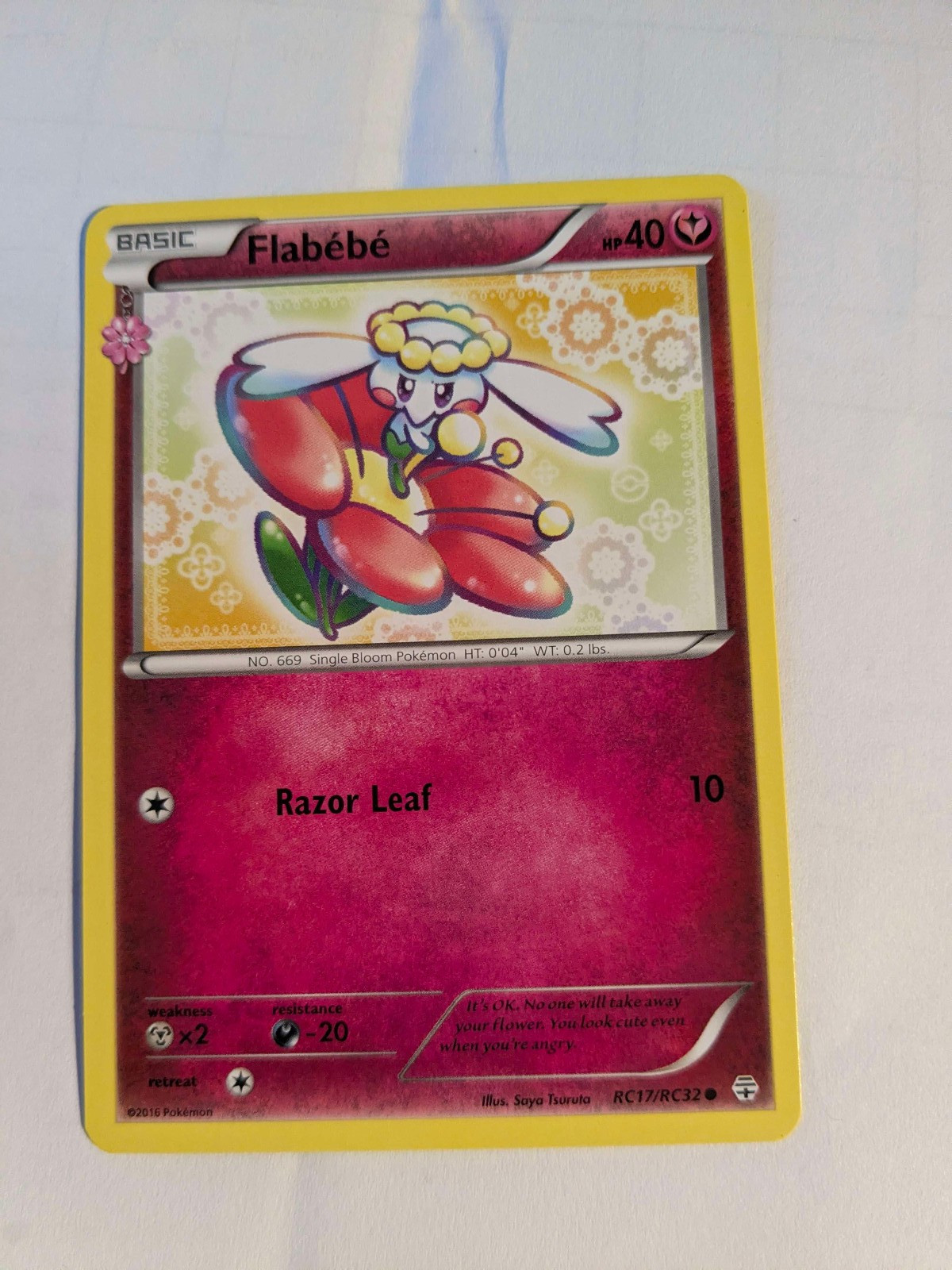 FLABEBE RC17/RC32 COMMON GENERATIONS POKEMON LP