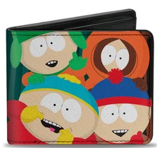 South Park Boys Group Pose Bifold Wallet Buckle Down