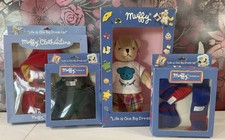MUFFY VANDERBEAR HOPPY DRESS UP CLOTHESLINE LOT HAPPY CAMPER OVERALLS JACKET