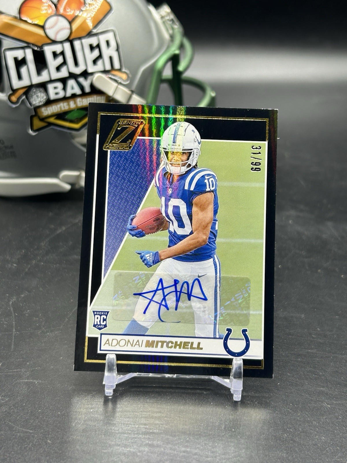 Adonai Mitchell 2024 Panini Zenith RC Auto #103 /99 Colts (BH)