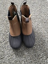 Brown Rain Snow Yard Boots