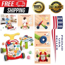 Baby Push Walker with Detachable Activity Center - Ideal for Growing Infants