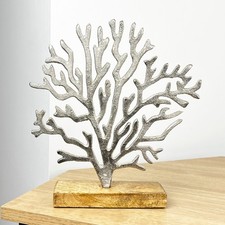 Modern Living Room Ornaments Coral Sculpture Statue Nautical Beach Home Decor
