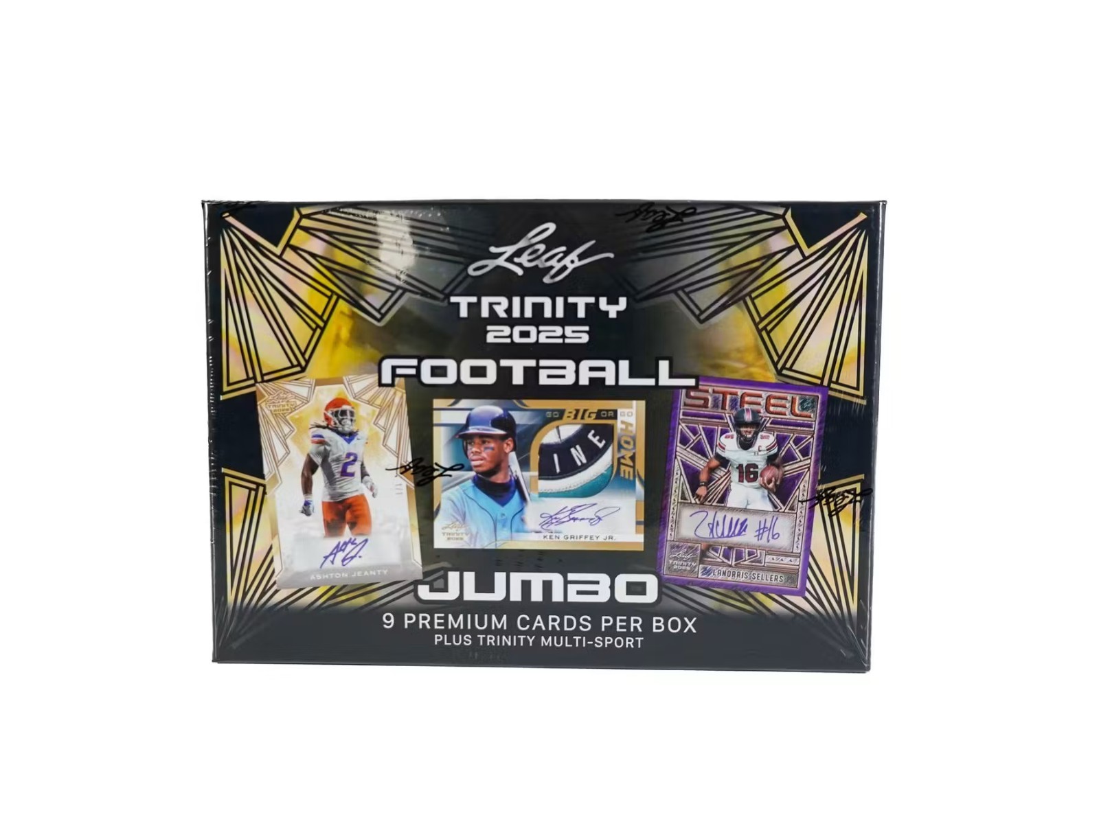 2025 LEAF TRINITY FOOTBALL HOBBY JUMBO BOX - BRAND NEW - FREE SHIP 🔥🔥🔥