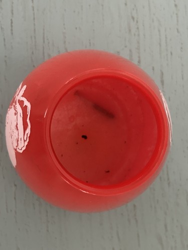 Vintage Santa Claus Christmas Candle Santa Lite Will & Baumer Red Glass NICE! - Picture 3 of 4