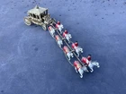 VINTAGE MATCHBOX MOKO LESNEY LARGE-SCALE CORONATION COACH WITH HORSES QUEEN ONLY