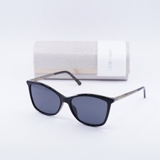 Jimmy Choo BA/G/S 0807 IR Black/Grey 56-16-145 Sunglasses New Authentic