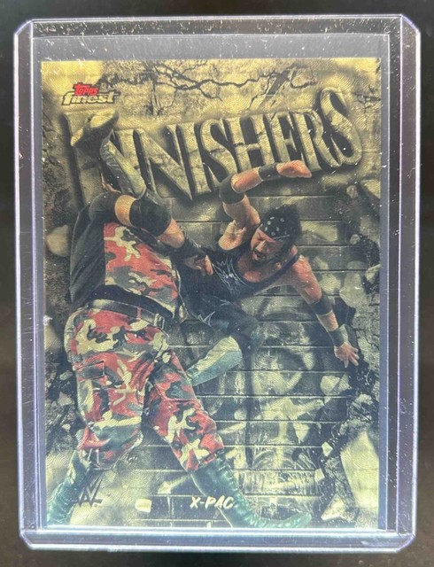 2025 Finest WWE X-Pac Finishers SuperFractor #1/1