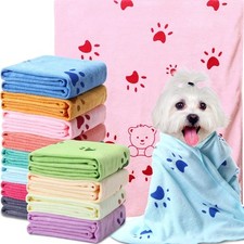 Moukeren 12 Pcs Dog Drying Towel Bulk 20'' x 39'' Microfiber Dog Bath Groomin...