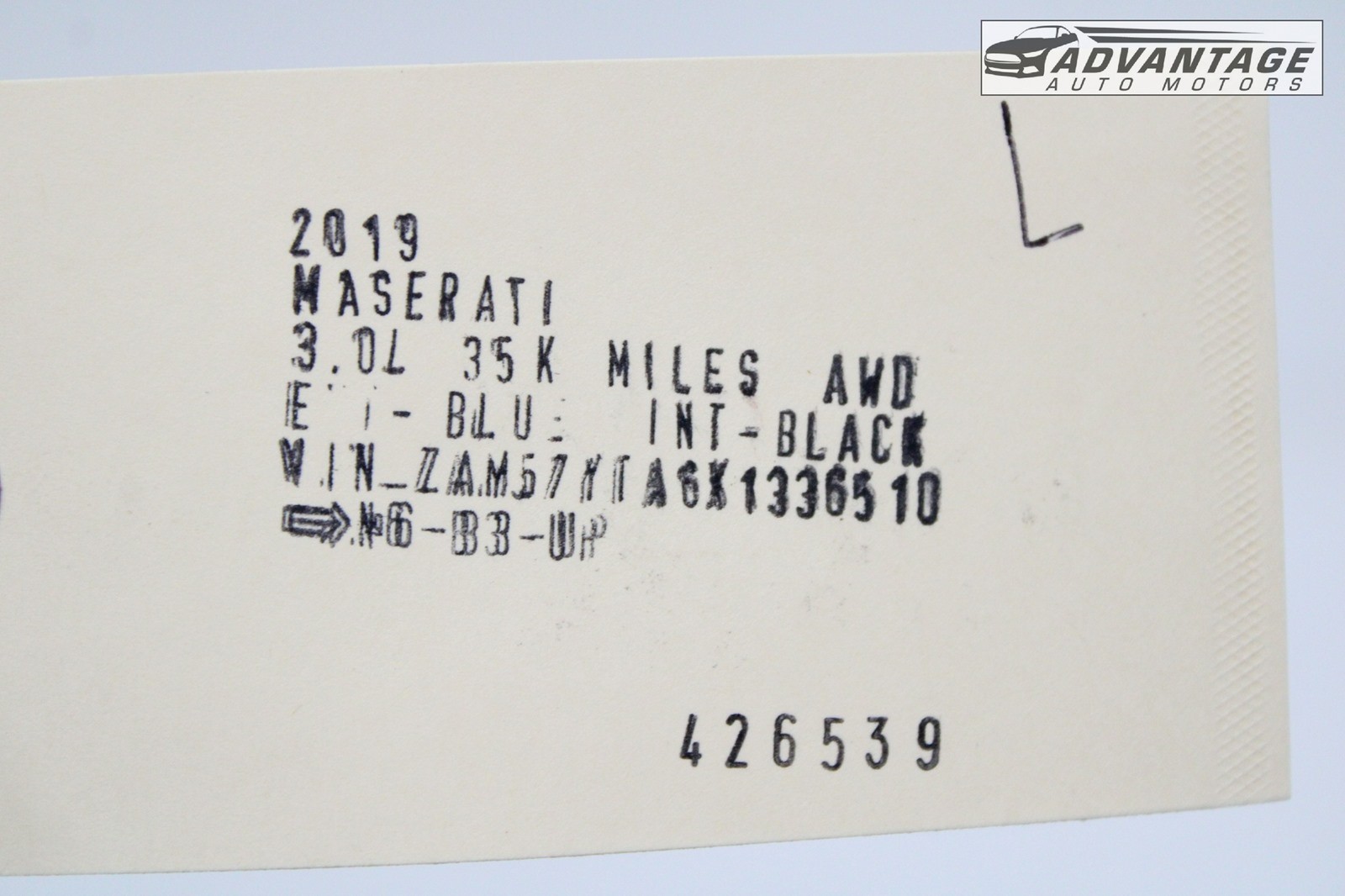 2014-2021 MASERATI GHIBLI REAR LEFT SIDE TRUNK QUARTER PANEL COVER TRIM OEM