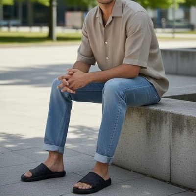 GUCCI GGスプリーム スライドサンダル Gucci GG Supreme Canvas Pursuit Slide Sandals in Black | eBay