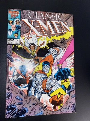 Classic X-Men #7 MAR 1986 Marvel Comics 25th Anniversary Storm Nightcrawler