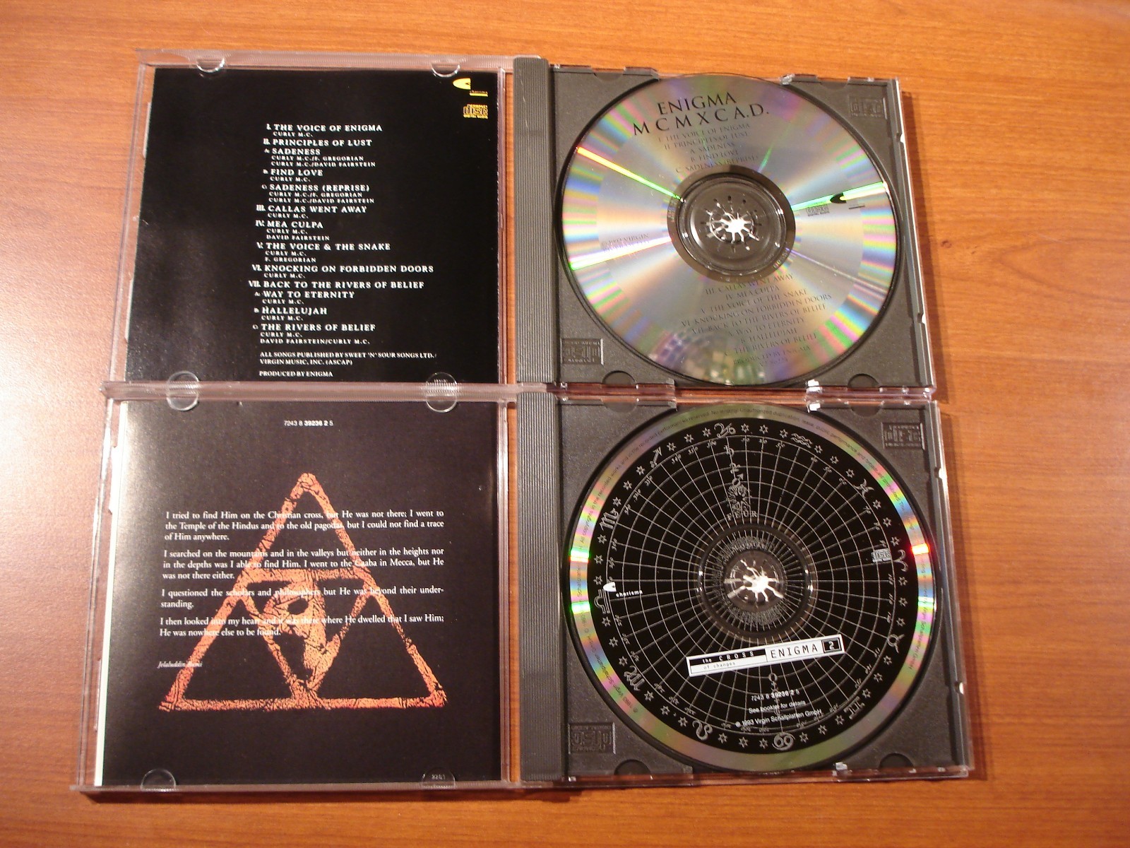 ENIGMA      4 CD  Lot    ~    MCMXC a.D., The Cross Of Changes  & More