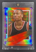 /75 Damian Lillard Profiles RED HOLO PRIZM 2025-26 Panini Signature Series #1