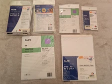 LOT of 15 Alps MD-Series Photo Paper and Media Packages