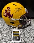 CAM SKATTEBO signed auto ASU SUN DEVILS Full Size Rep Helmet w/ COA JSA CM04994