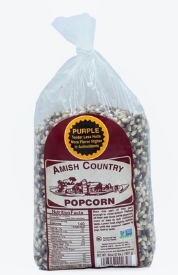 Amish Country Popcorn Purple 2 Lb Holiday Treat Kernel NON GMO