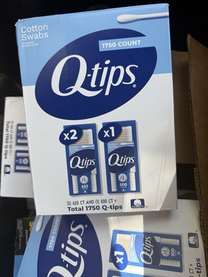 Q-tips Cotton Swabs (625 ct., 2 pk. + 500 ct., 1 pk.)
