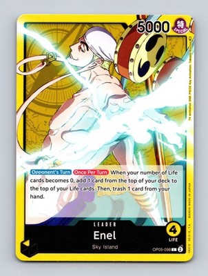 TCG One Piece Karte Enel (098) OP05-098 Awakening of the New Era Leader