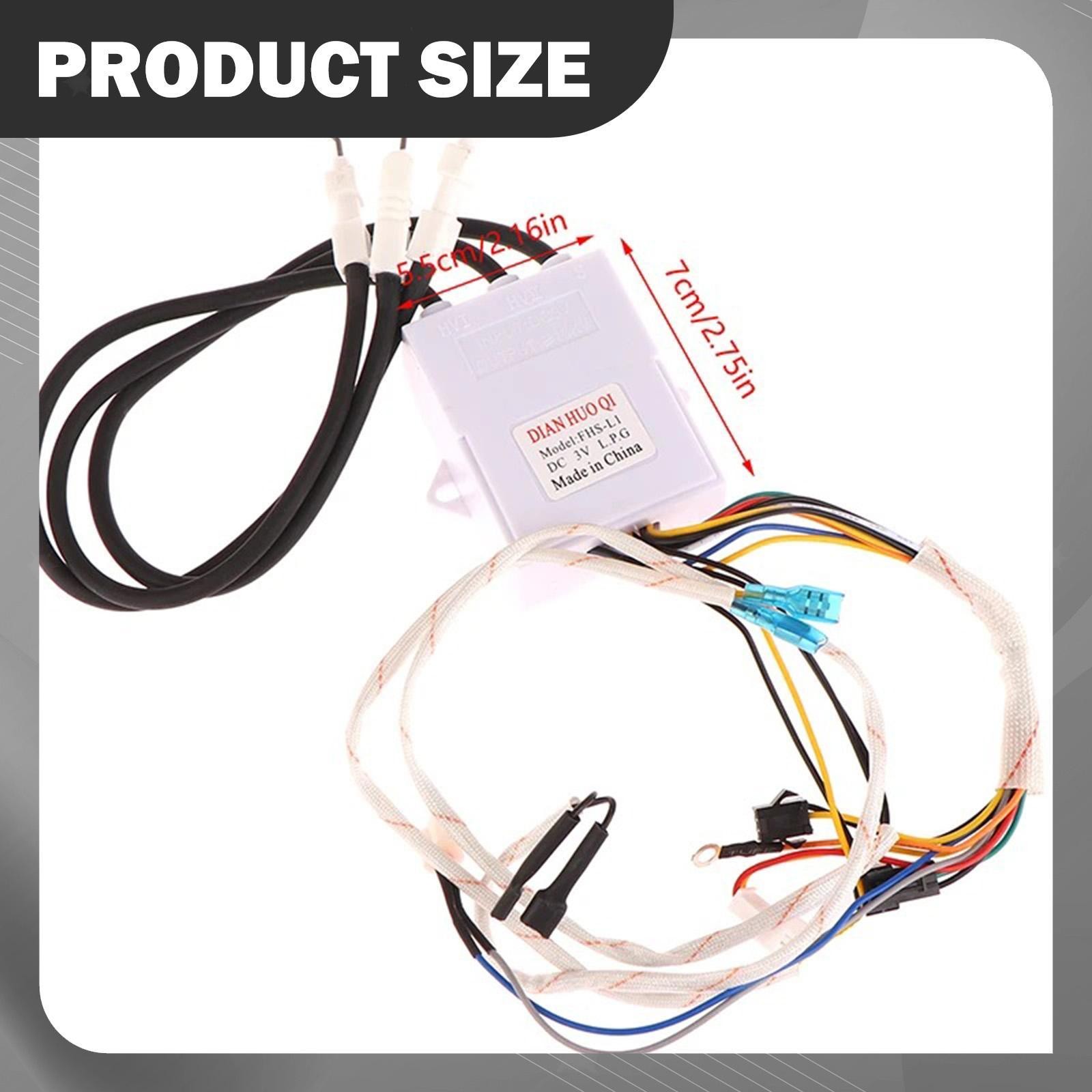 Gas Water Heater Pulse Igniter Temperature Control Sturdy Spare Part 14 Wire