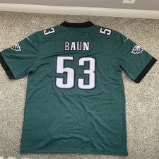 NWT Men’s Nike Zack Baun Midnight Green Jersey Large Eagles