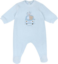 , Tutina Neonato E Neonata in Morbida Ciniglia, Con Comoda Apertura a Patello, I