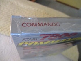 Atari 7800 COMMANDO - NEW - Cellophane Torn - Please Read