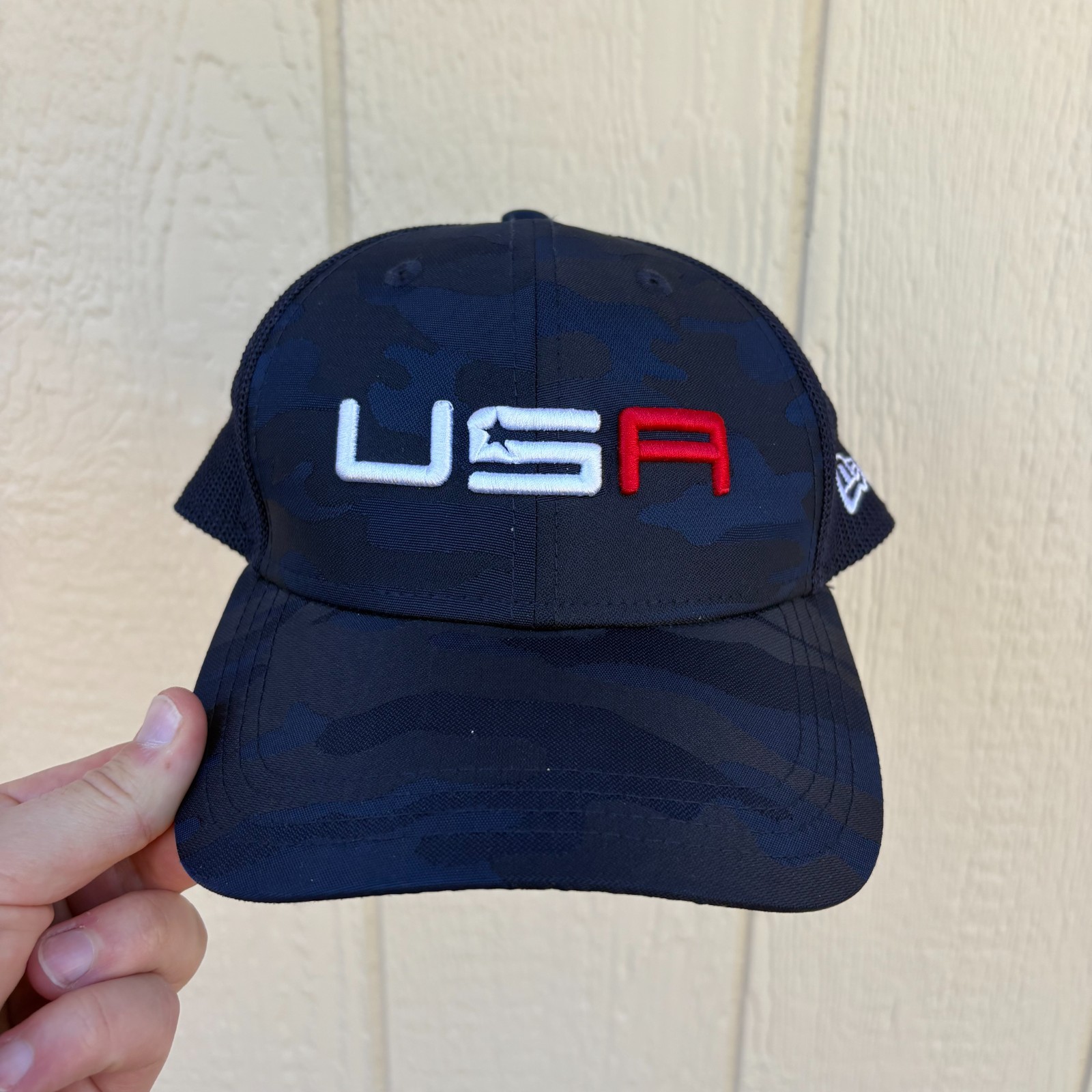 Hat Blue Camouflage Adjustable Mesh 2020