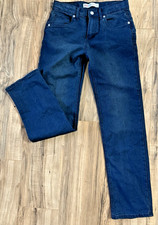 Levi Jeans 514 Boys Reg 16 Adjustable Waist Performance Straight Dark Wash 28X30