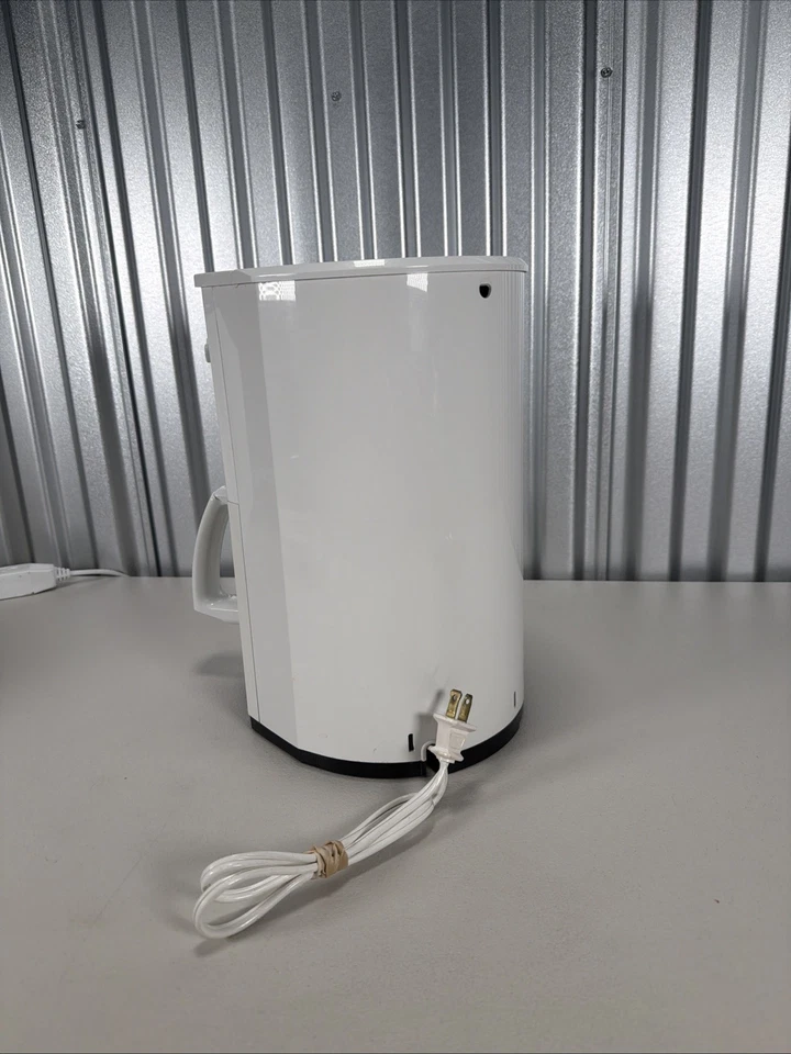 Krups ProAroma 10 Cup White Coffee Maker w/ Carafe - Working! - Image 4 of 4