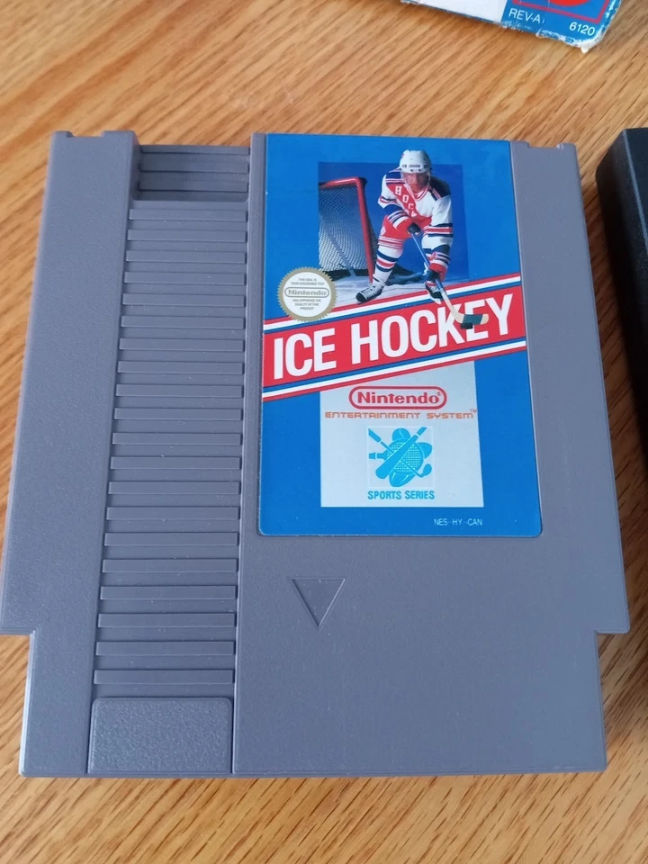 Ice Hockey (Nintendo NES) with Original Box - Tested - Authentic - Clean Cart - Image 4 of 4
