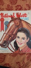 Vintage 1960s National Velvet Elizabeth Taylor Cut out j.Paper Doll Set 