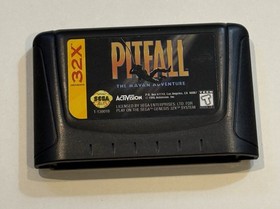 Pitfall: The Mayan Adventure (Sega 32X, 1995) Complete CIB W Manual & Poster