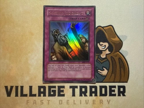 Solemn Judgment - MRD-E127 - Ultra Rare - Unlimited- Yugioh NM