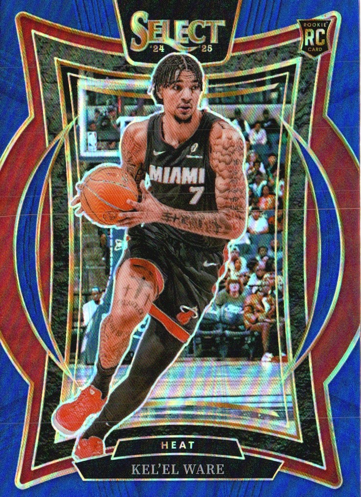 2024-25 Panini Select #66 Kel'el Ware Blue Prizm