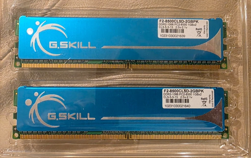 G. SKILL Computer PC2-8500 (DDR2-1066) Bus Speed Memory (RAM) for
