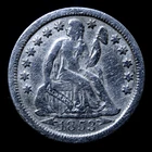 1853-O Seated Liberty Dime Arrows New Orleans Better Date Collector Coin NR