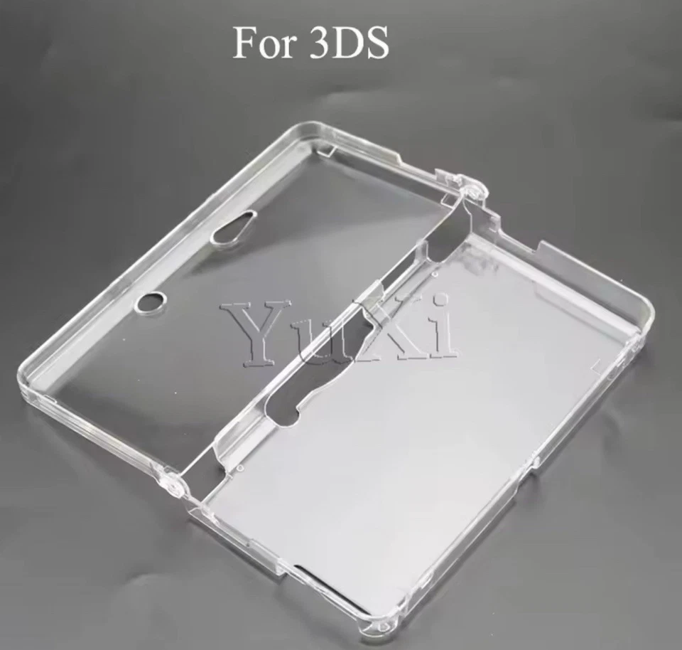 New 3DS XL LL 3DS Plastic Clear Protective Case Cover Hard Shell Skin For 3DS - Image 2 of 4
