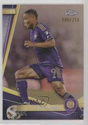 2024 Topps Chrome MLS Rose Gold Refractor 80/250 Luis Muriel #120 0wb8