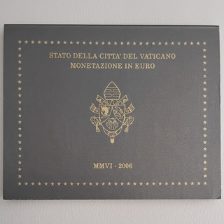 Vatikan Euro Kursmünzensatz 2006 (MMVI) Benedikt XVI im Blister
