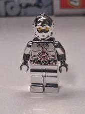 NEW Star Wars TC-14 Protocol Droid Chrome Silver Custom Lego Minifigure Rare