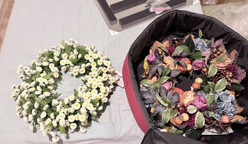 2 Balsam Hill Floral Wreaths for Front Door